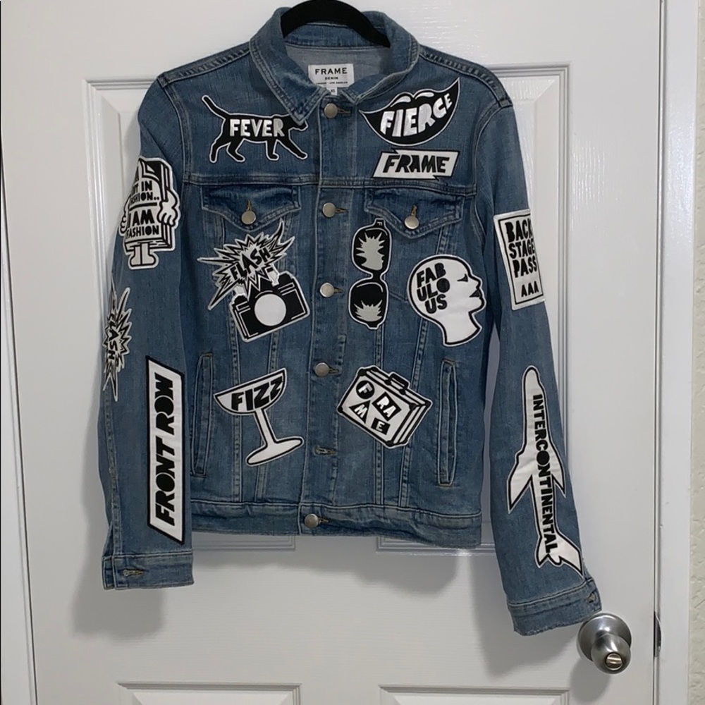 Frame NYC fashion week denim jacket